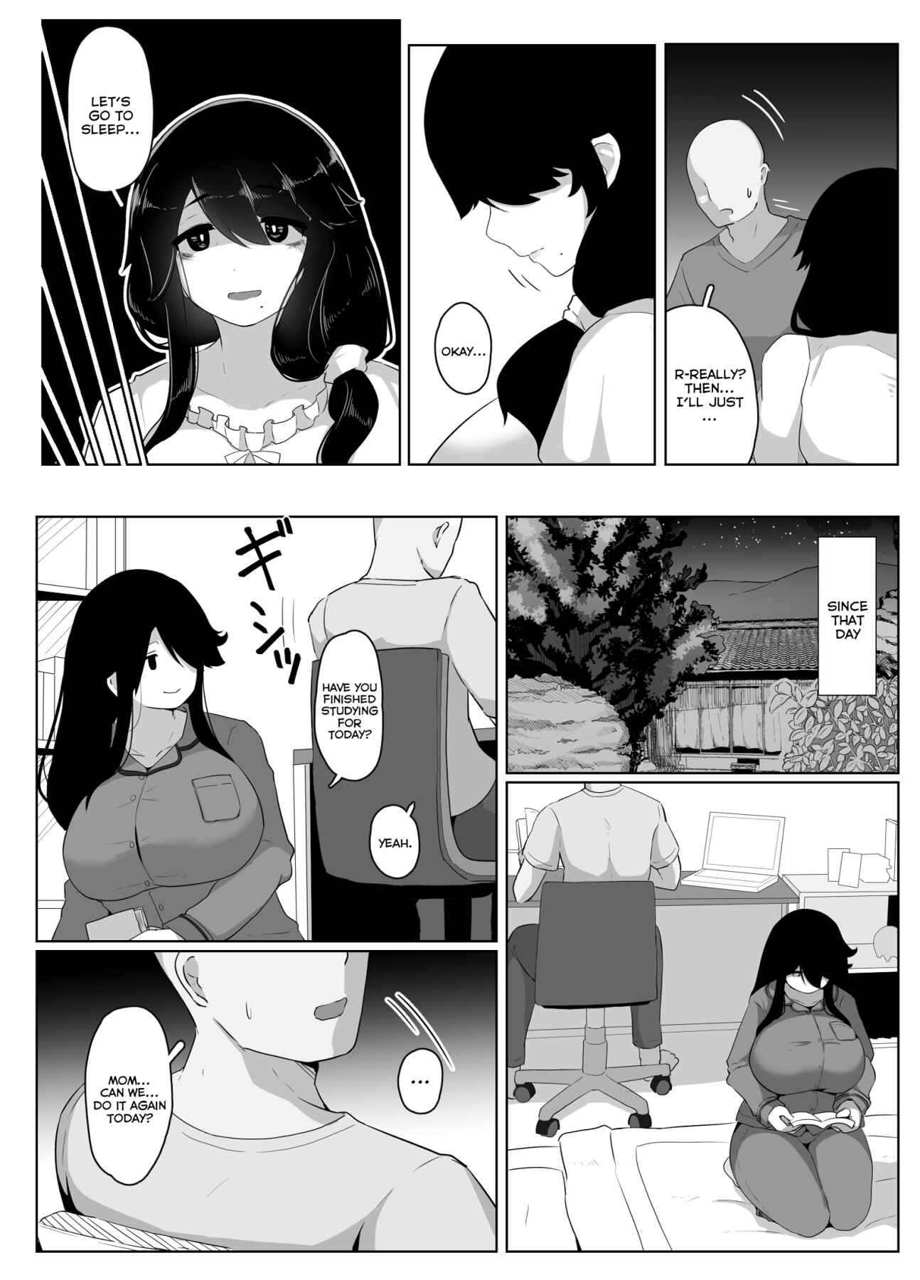 Hentai Manga Comic-Good Night, Mom I-Read-79